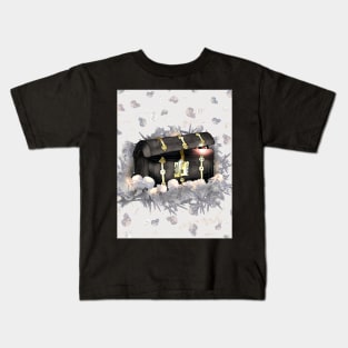 magical mimic chest surrounded by bones Kids T-Shirt